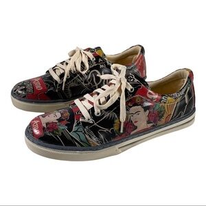 NWT Hard‎ to find DOGO Frida Kahlo Vegan Sneakers